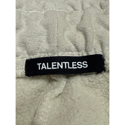 Talentless Cream High Rise Gym Athletic Activewear Trousers Jogger Sweat Pants M