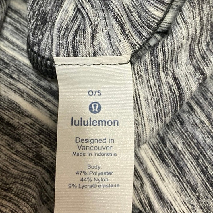 Lululemon Women's Gray Heather Strapless Sleeveless Tube Bandeau Top Size 0