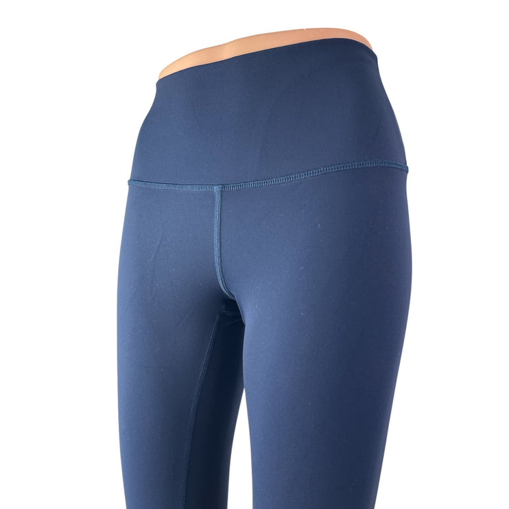 Lululemon Women's Blue Mid Rise Skinny Yoga Athletic Activewear Leggings Pants 6