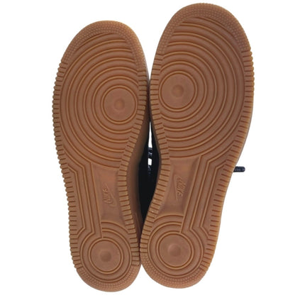 Nike SF Air Force 1 Womens Black High Top Zipper Rope Trainers Sneakers Boots 12