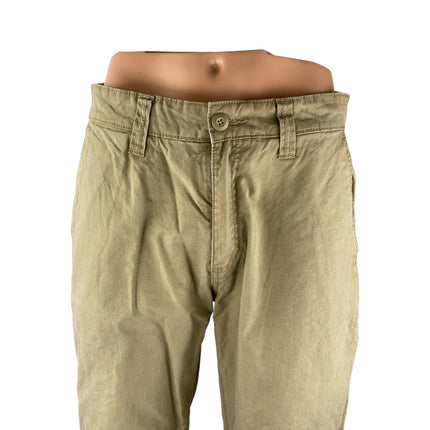 Old Navy Men's Beige High Rise Slim Straight Leg Chino Trouser Dress Pants 32/34