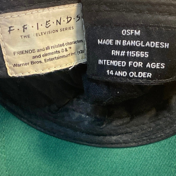 Friends Television Show Black Green Embroidered Adjustable Baseball Cap Hat OS