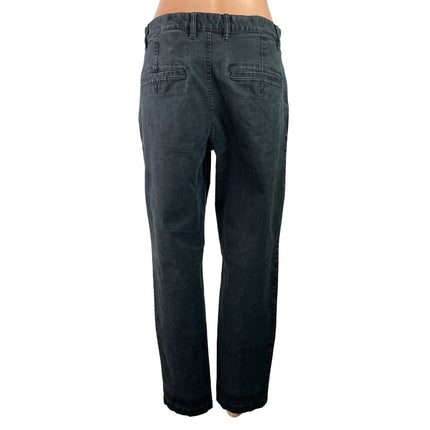 H&M Essentials No. 9 Women's Black Casual Straight Leg Denim Jeans Pants Size 31