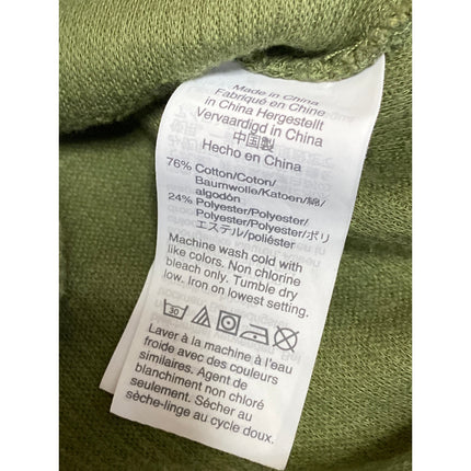 Madewell Elwood Women's Olive Green Rib Knit Knot Long Sleeve Sweater Top Size M