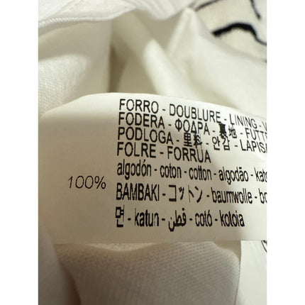 Zara Women's White Black Striped Overlay Short Sleeve Swaeter Vest Top Size M