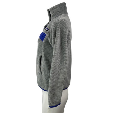 Patagonia Re-Tool Snap-T Gray Long Sleeves Pullover Fleece Coat Jacket Size XXS