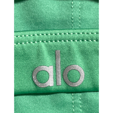 Alo Women's Green Yoga Workout Gym Running Athletic Sports Bra Crop Top Size M
