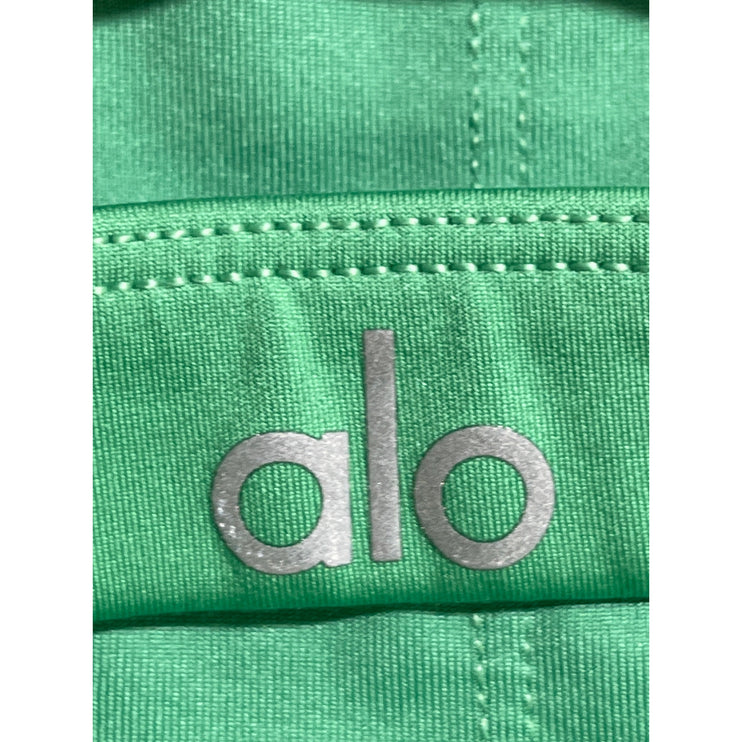 Alo Women's Green Yoga Workout Gym Running Athletic Sports Bra Crop Top Size M
