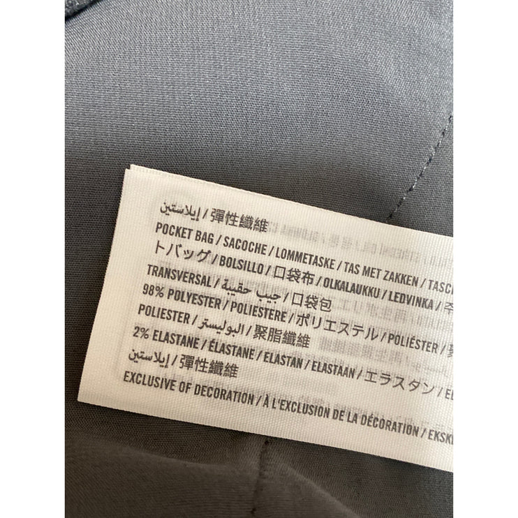 Abercrombie & Fitch Women's Gray High Waisted Straight Trousers Pants Size 29