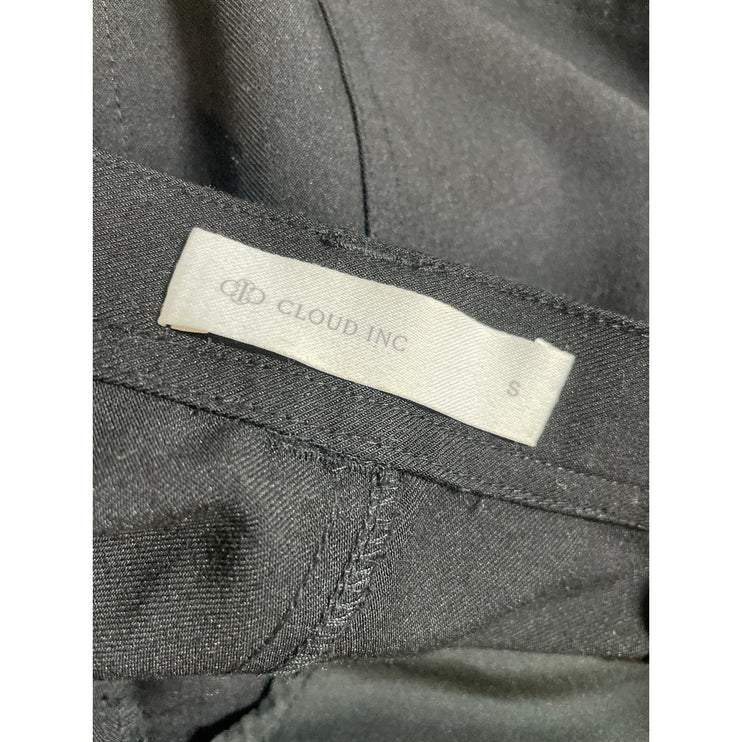 Cloud Inc Women's Black High Rise Zip Up Minimalist Business Maxi A-Line Skirt S