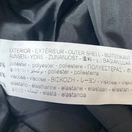 Zara Black White Gingham Check Open Long Sleeve Crop Blazer Suit Jacket Size XS