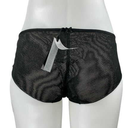 NEW Aubade Women's Black Sheer Mesh See Through Panty Undies Lingerie Size S
