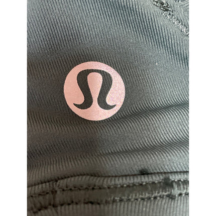 Bundle of 2 Lululemon Black Teal Strappy Yoga Athletic Sports Bra Crop Top Sz S
