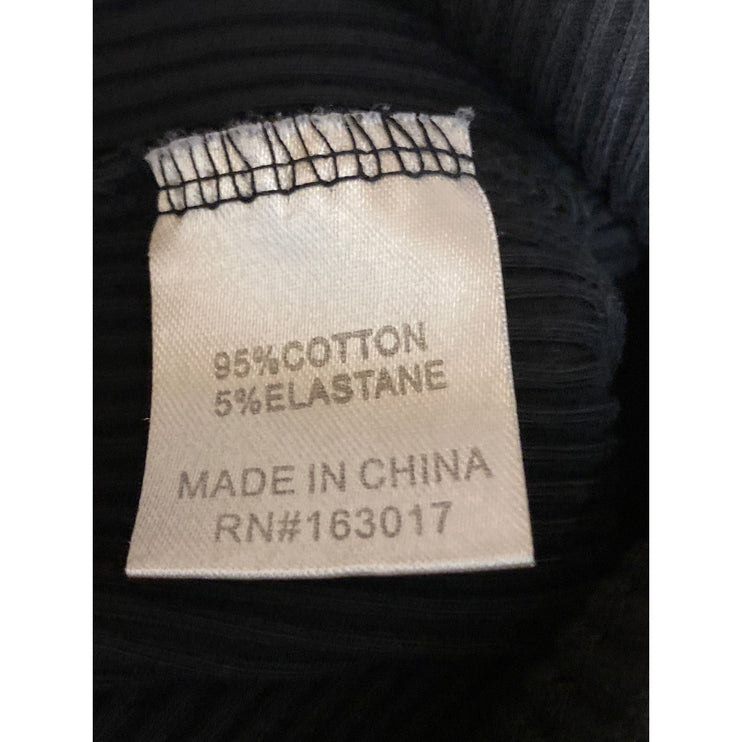 Princess Polly Black Ribbed Sleeveless Collared Halter Mini Bodycon Tank Dress 4