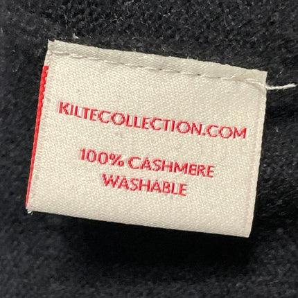 Kilte Collection 100% Cashmere Black Long Sleeves Turtleneck Sweater Top Size M
