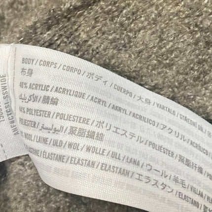 Abercrombie & Fitch Women's Gray Wool Turtleneck Long Sleeve Sweater Top Size M