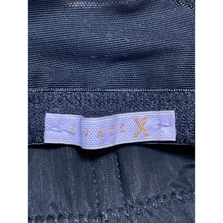 Savage X Fenty Black X-Ray Vision Half Cup Plunge Adjustable Underwire Bra 40C