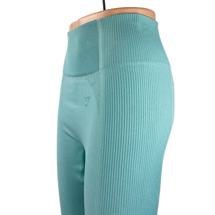 Gymshark Energy Seamless Blue Skinny Yoga Athletic Activewear Leggings Pants S