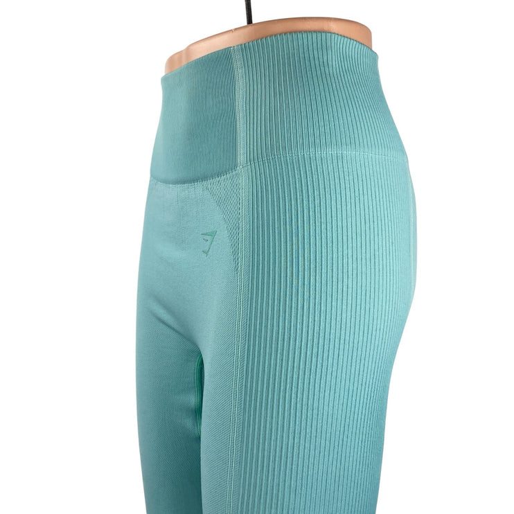 Gymshark Energy Seamless Blue Skinny Yoga Athletic Activewear Leggings Pants S