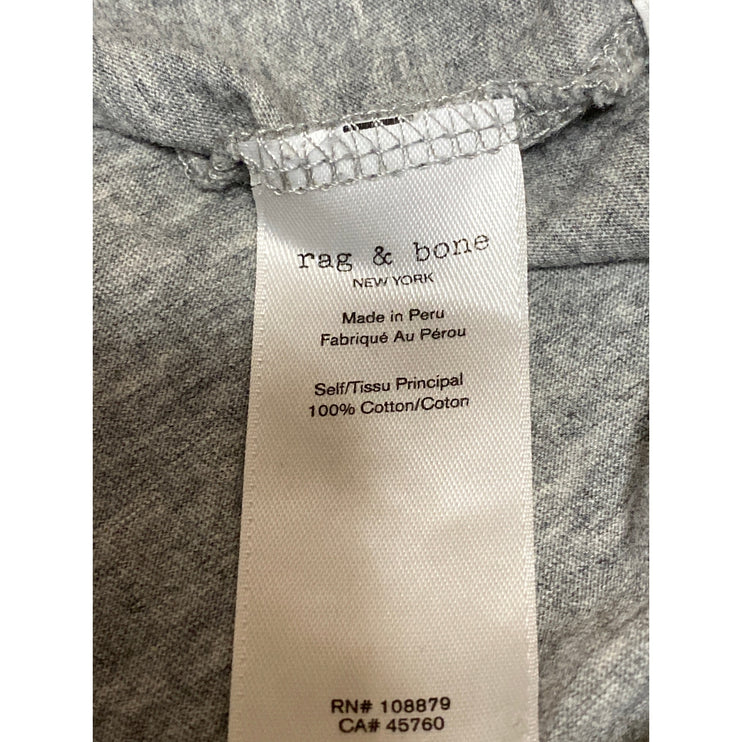 Rag & Bone Men's Gray Crew Neck Long Sleeve Sweater Sweatshirt Tee T-Shirt Top M