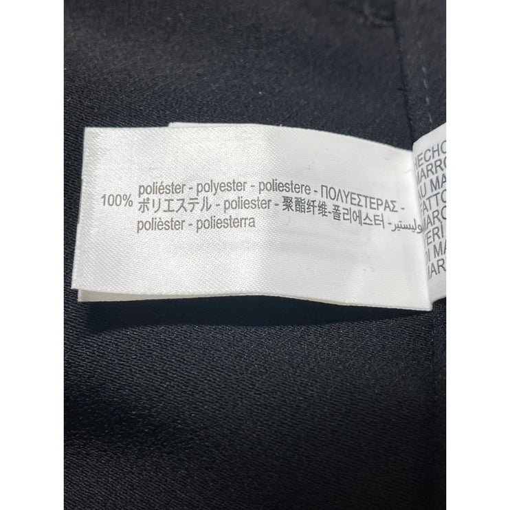 Zara Women's Black Pleated High Waisted Palazzo Wide Leg Trousers Dress Pants L