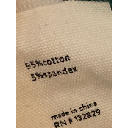 All The Ways Women's Green White Striped Long Sleeve Boxy T Shirt Tee Top Size S