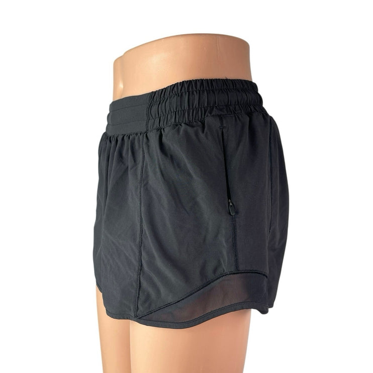 Lululemon Hotty Hot Womens High Rise Workout Yoga Athletic Running Shorts 8 Tall