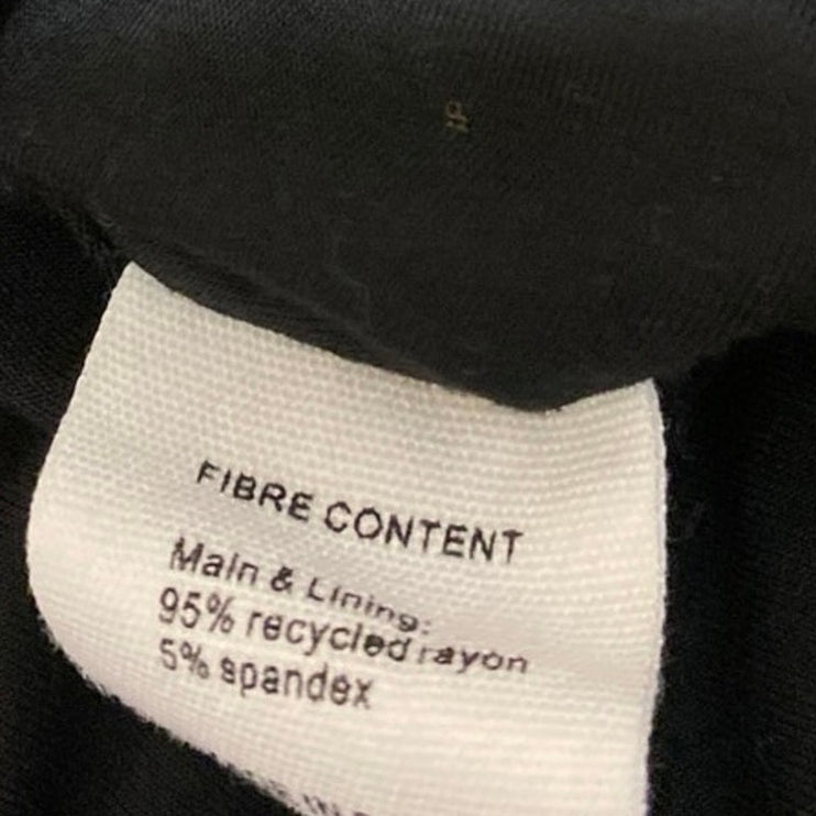 Princess Polly Black Sleeveless Knit Cami Mini A-Line Fit & Flare Dress Size 2