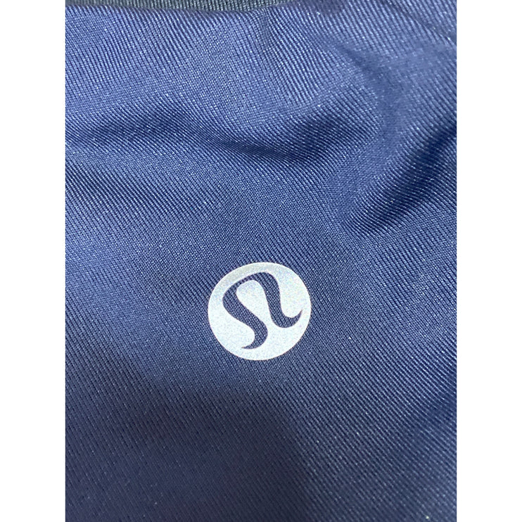 Lululemon Navy Blue Sleeveless Crossback Straps Sports Bra Crop Tank Top 36DDD