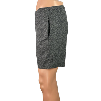 Chubbies Men's Gray Heather Elastic Waist Straight Leg Athletic Shorts Size S