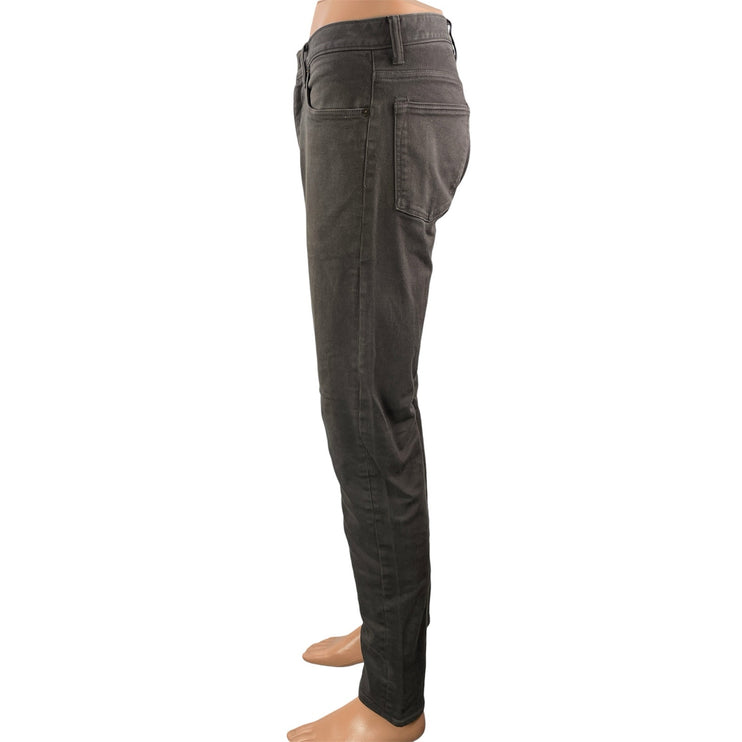 Todd Snyder Men's Dark Gray Mid Rise Slim Fit Straight Denim Jeans Size 28x32