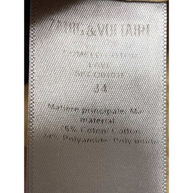 Zadig & Voltaire Women's Khaki Tan Side Stripe Straight Trousers Pants Size 34