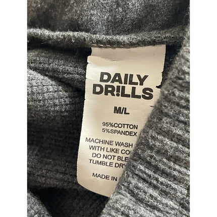 Daily Drills Womens Gray Pull On High Rise Workout Athletic Mini Shorts Size M/L