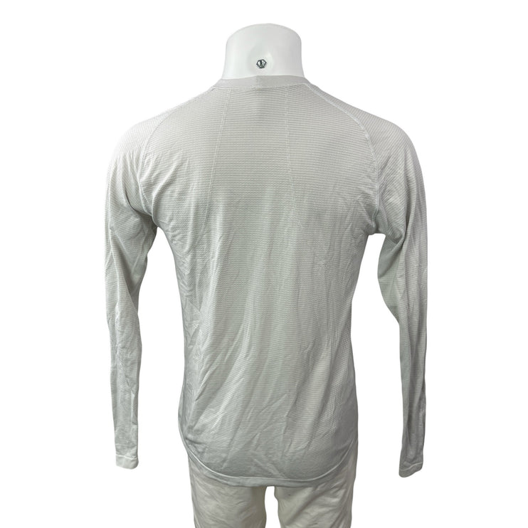 Lululemon Hawaiian Islands Swiftly Tech Gray Long Sleeve Tee T-Shirt Top Sz S/M