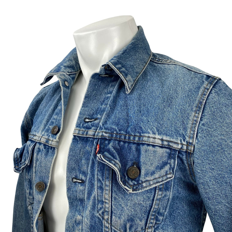 Levi's 70506 Type III Men's Collared Long Sleeve Trucker Denim Coat Jacket Sz 38