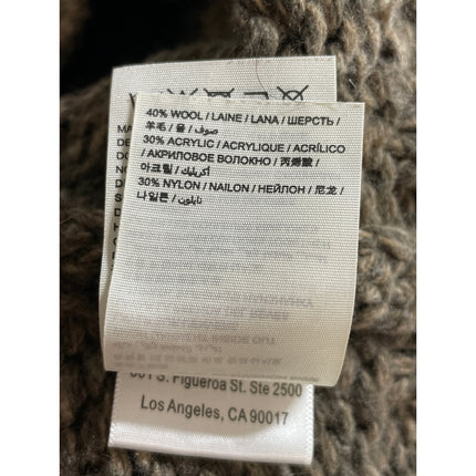 Superdry Co Women's Green Ribbed Knit Stand Collar 1/4 Zip Sweater Top Size S