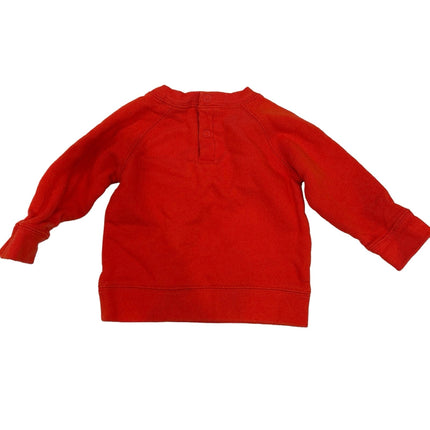 Stella McCartney Kids Baby Christmas Holiday Red Sweater Sweatshirt 6 Months