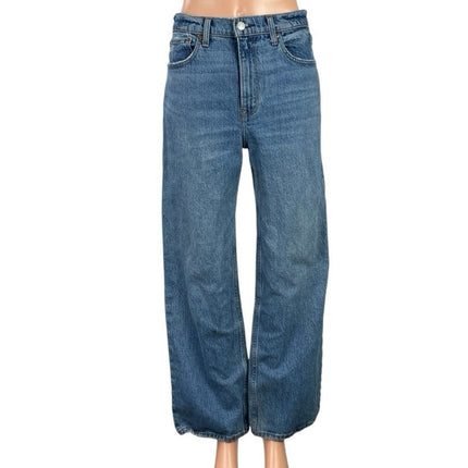 Abercrombie & Fitch Relaxed Barrel Baggy Wide Straight Denim Jeans Pants Sz 28/6