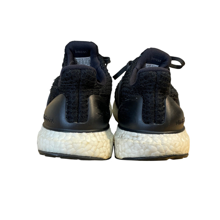 Adidas Ultra Boost Black Low Top Lace Up Athletic Running Sneakers Shoes Size 9
