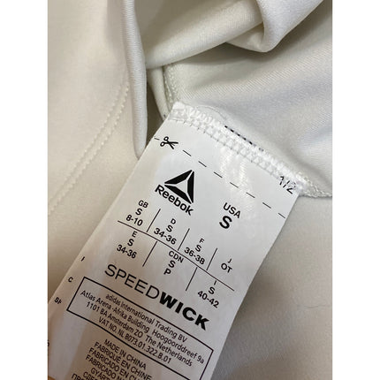 Reebok Speedwick Women's White High Neck Yoga Workout Athletic Tank Top Size S