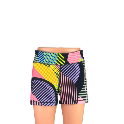 Under Armour Women's Multicolor Geometric Compression Athletic Shorts Size XL