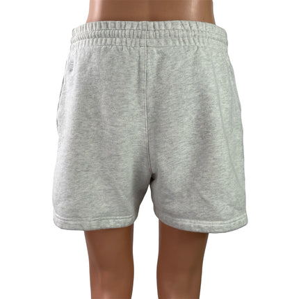 Aritzia Tna Cozy Fleece Women's Gray Drawstring Elastic Waist Lounge Shorts Sz M