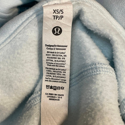 Lululemon Scuba Long Sleeve Activewear Crop Sweater Hoodie Sweatshirt Top Sz XS