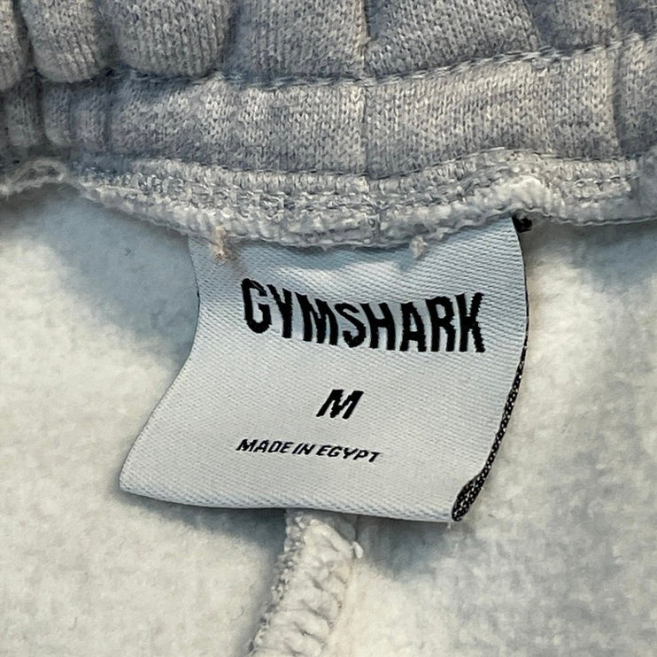 Gymshark Womens Gray Elastic Waist Straiht Wide Leg Trouser Lounge Sweat Pants M