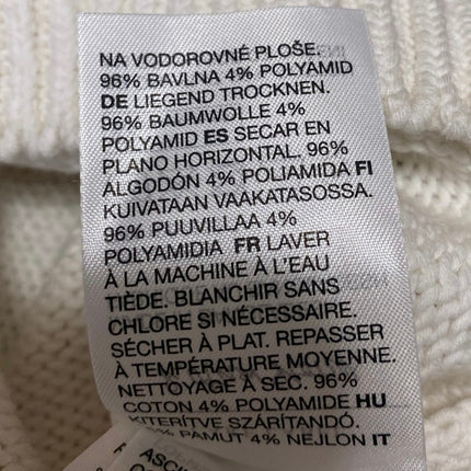 & Other Stories Women's Cream White Sleeveless Knit Crop Sweater Vest Tank Top M