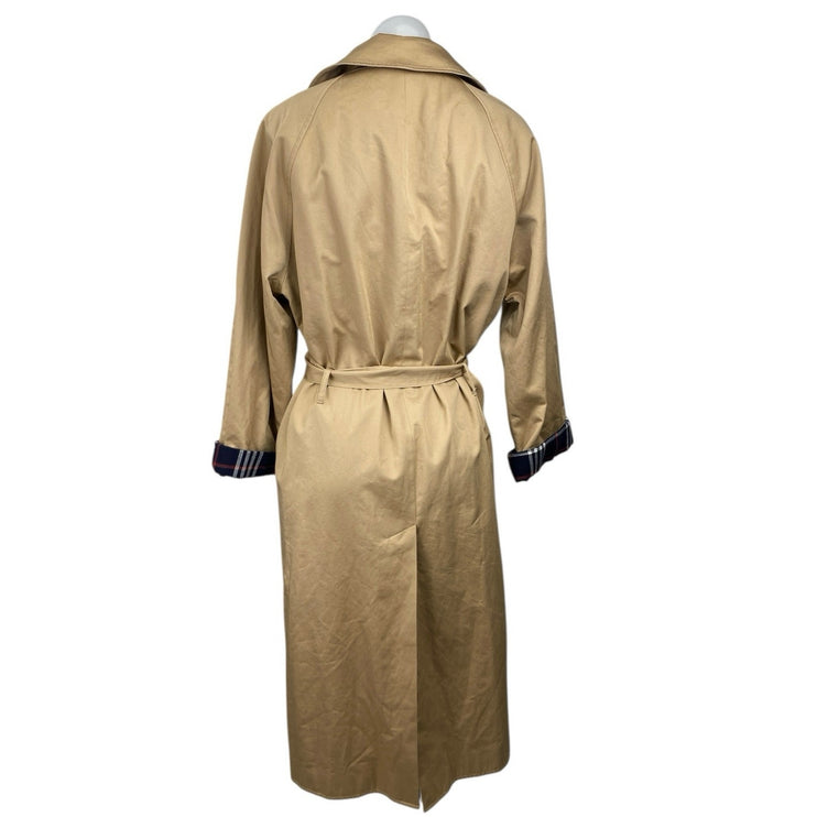 Marks & Spencer Women's Beige Tan Double Breasted Belted Trench Coat Jacket 10