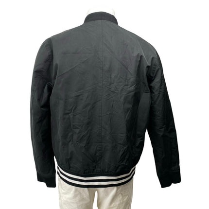 Aeropostale Men's Black Long Sleeve Full Zip Varsity Bomber Coat Jacket Size L