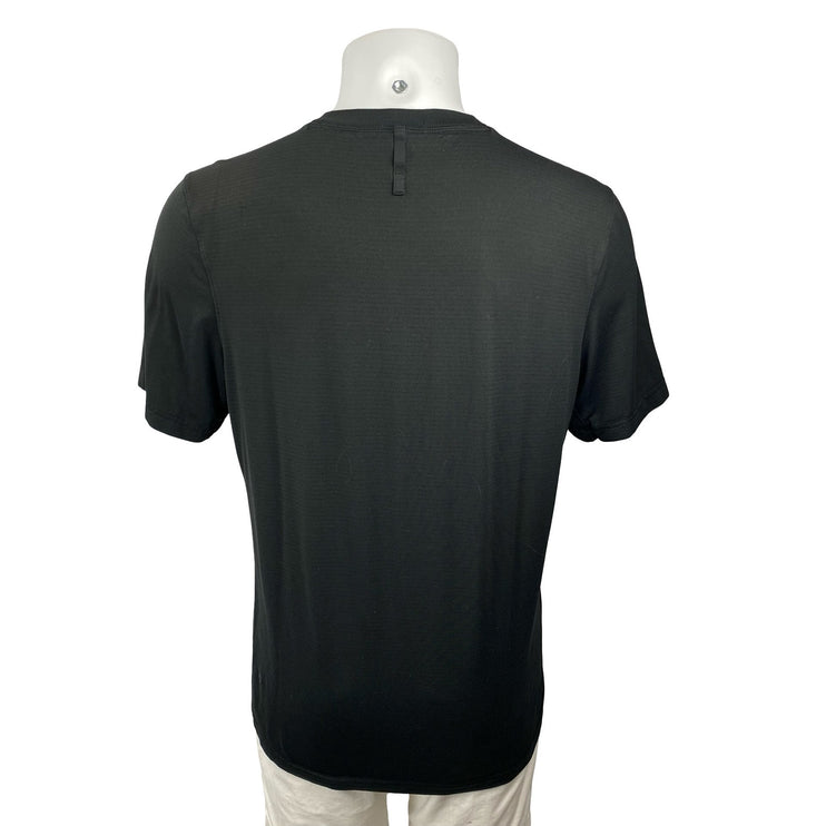 Lululemon Men's Black Short Sleeve Yoga Athletic Activewear Tee T-Shirt Top 14