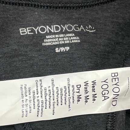 Beyond Yoga Women's Black Sleeveless Activewear Tank Top & Legging Pants Sets S