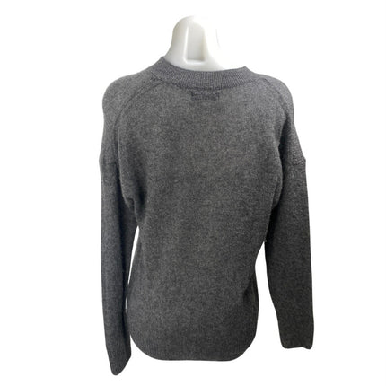 Naadam 100% Cashmere Women's Gray Knit Mock Neck Long Sleeve Sweater Top Size XS